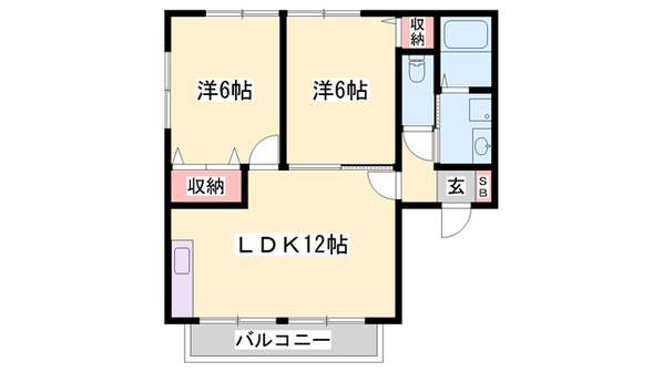 クラスティーナの物件間取画像